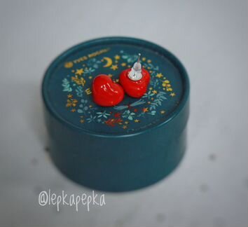 Серьги сердца
