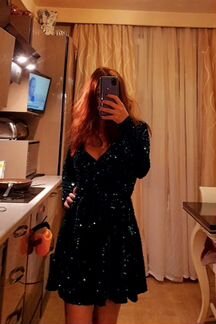 Платье Вечерние С Пайетками Шикарное