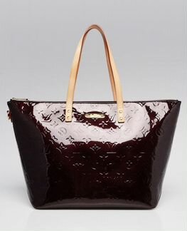 Louis Vuitton Amarante Monogram Vernis Bellevue GM