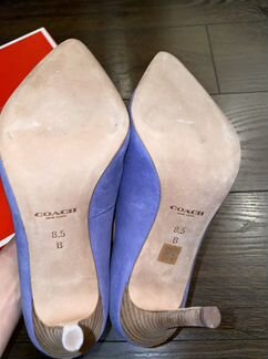 Туфли coach сиреневые новые