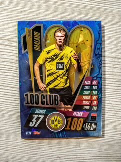 Карточка Erling Haaland Borussia Dortmund 100 Club
