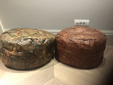 Винтажные пуфики