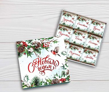 Щокобокс подарок на новый год