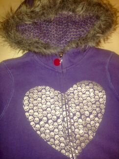 Толстовка с капюшоном для девочки