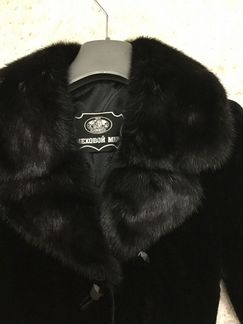 Шуба из мутона/норки