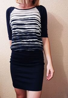 Элегантное синее Платье O’stin. Новое