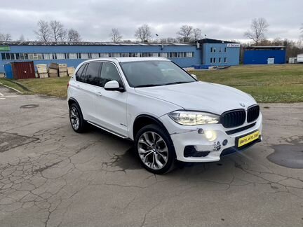 BMW X5 2.0 AT, 2016, битый, 42 000 км