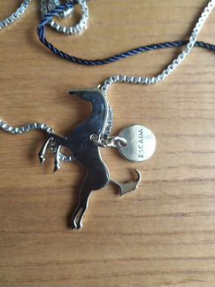 Винтажная подвеска на цепочке 