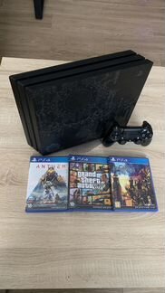 Sony ps4 pro 1tb + 3 диска