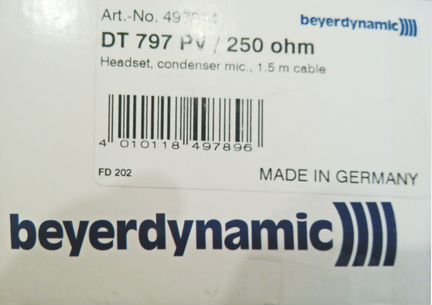 Beyerdynamic DT 797PV Наушники/гарнитура для профи