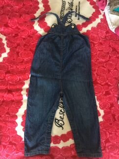 Джинсы комбинезон