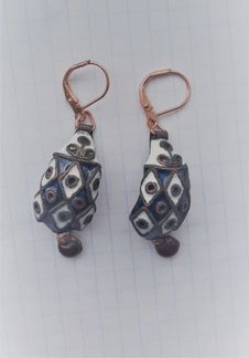 Серьги ручной работы