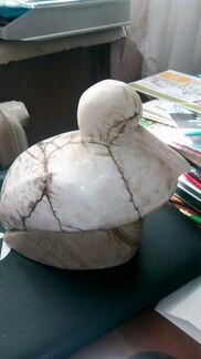 Шкатулка Статуэтка Аистёнок Мрамор