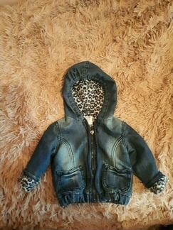 Утепленная джинцовка курточка