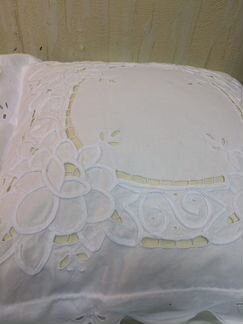 Антикварные старинные немецкие наволочки ручная ра