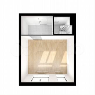 Квартира-студия, 28.9 м², 2/24 эт.