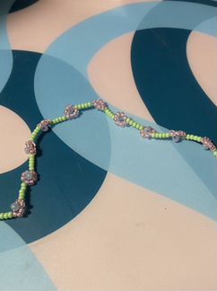 Ожерелье Чокер из бисера