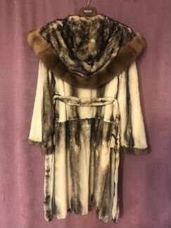 Норковая шуба+ песец