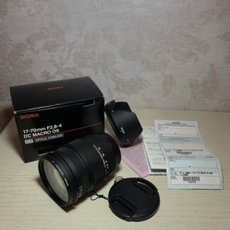 Объектив Sigma 17-70mm F2.8-4 DC marco OS HSM cano