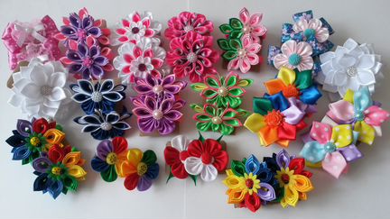 Заколки, резиночки для волос ручной работы