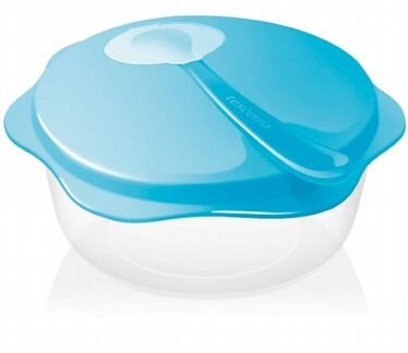 Дорожная тарелка с ложкой Tescoma Bambini