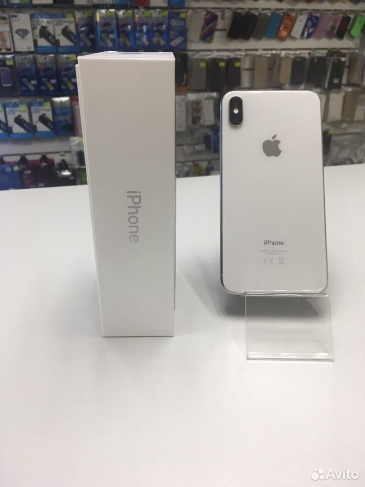 89210014449  iPhone X 64Gb Белый Новый Магазин 