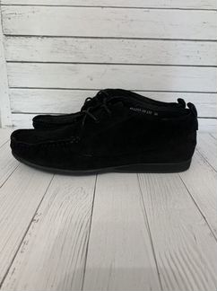 Полу/ботинки женские чёрные Ria Rosa (Эконика) нат