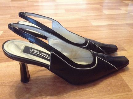 Итальянские кожаные туфли, р-р 36