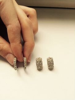 Swarovski (Cваровски) серьги, новогодняя игрушка