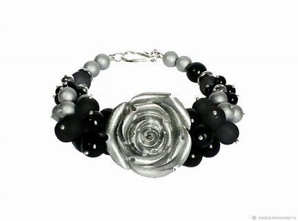 Браслет Серебряная роза