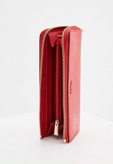 Красный кошелек furla из сафьяновой кожи