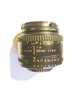 Объектив Nikon 50mm f/1.8D AF Nikkor