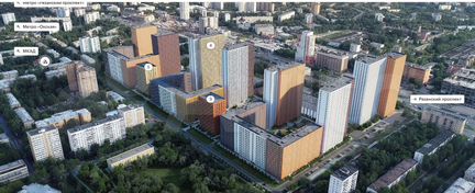 1-к квартира, 43.2 м², 2/33 эт.