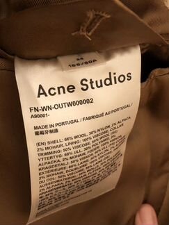Пальто acne оригинал