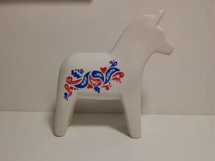 Керамический новогодний конь