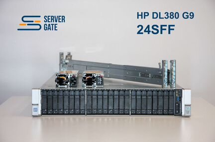 Сервер HP DL380 G9 24SFF 2x E5-2623v3 32 GB