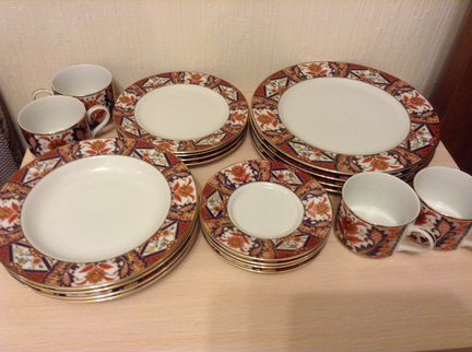 Сервиз фарфор Япония 1989 год