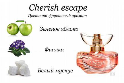 Cherish, Cherish Escape, Cherish the Moment. Avon