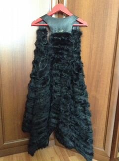 Женский меховой жилет