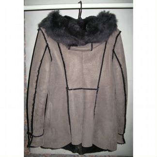 La reine blanche женская куртка овчинная