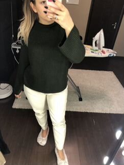 Вязаная кофта с широкими рукавами Mango