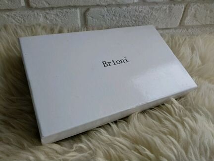 Мужской кошелёк кожаный клатч Вriоni