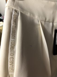 Брюки белые костюмные Roberto Cavali x LR