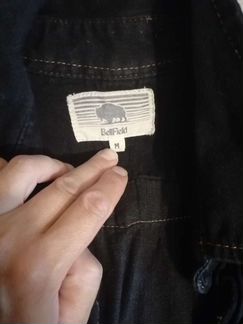 Джинсовая мужская рубашка