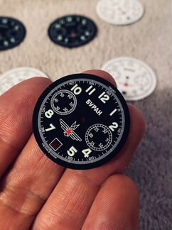 Циферблат от часов Буран (хронограф 3133 )