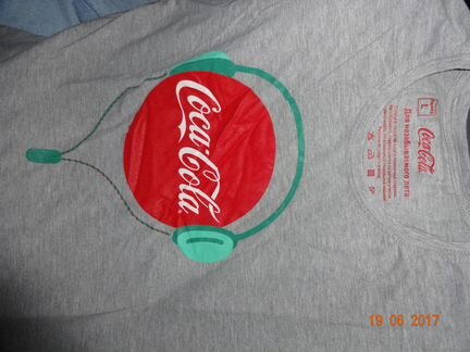 Футболка Coca-Cola. Лето 2017. Размер L. Египет