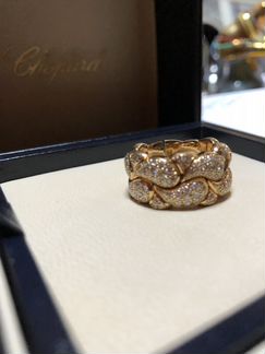 Кольцо Chopard оригинал р.17,5 бриллианты, золото