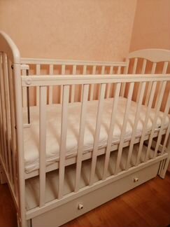 Кровать детская с матрасом Plitex