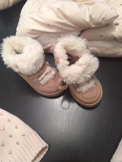 Утеплённые ботинки Zara новые 20 размер