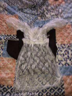 Платье с фартуком